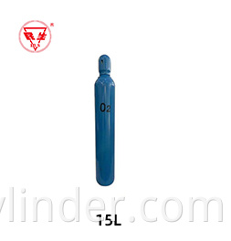 40l oxygen gas cylinder used for industry and medical